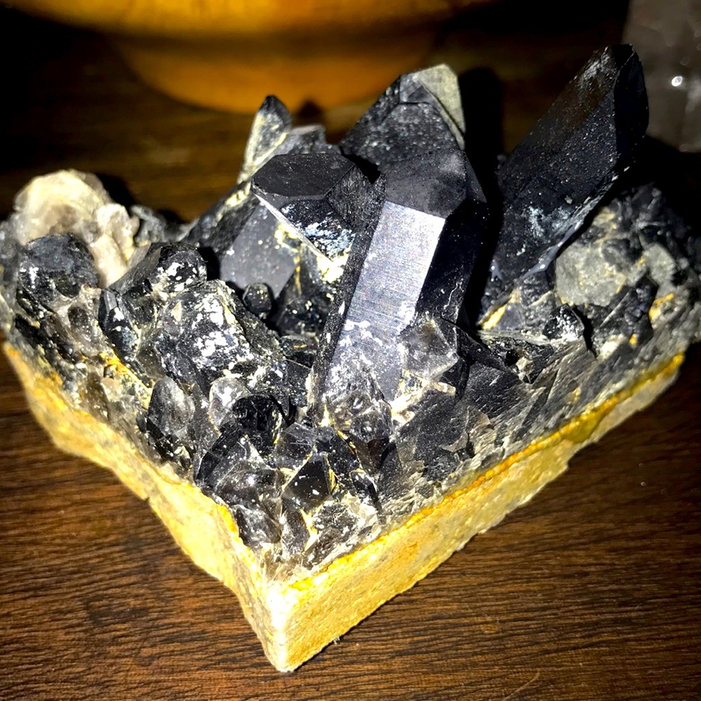 Smoky Quartz Cluster